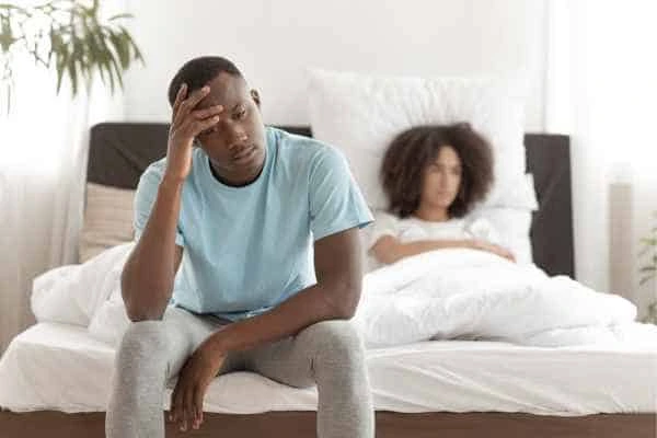 Man upset about ED symptoms Loughborough