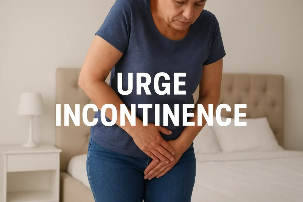 how to manage urge incontinence Loughborough symptoms