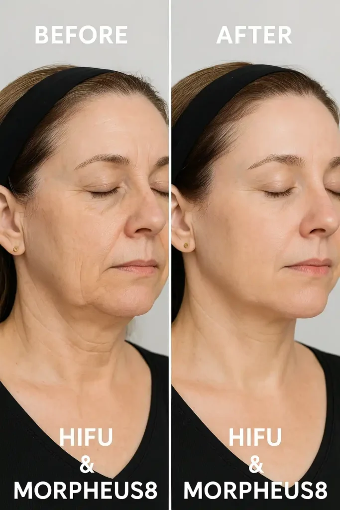 HIFU & Morpheus8 treatment results Loughborough - book in today!