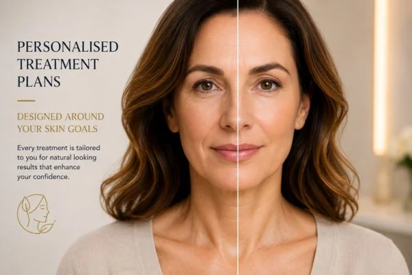 Before and after results of Collagen Lift Therapy Loughborough